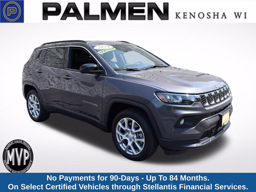 2024 Baltic Gray Metallic Clearcoat Jeep Compass Latitude Lux 4X4 SUV