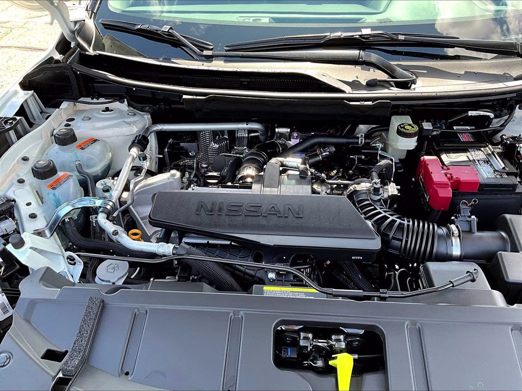 2026 Everest White Pearl Tricoat Nissan Rogue Dark Armor AWD SUV