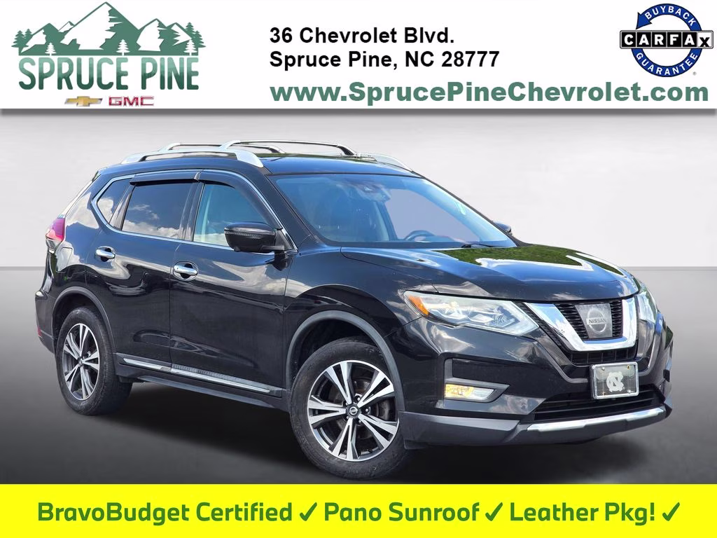 2017 Magnetic Black Nissan Rogue SL AWD SUV