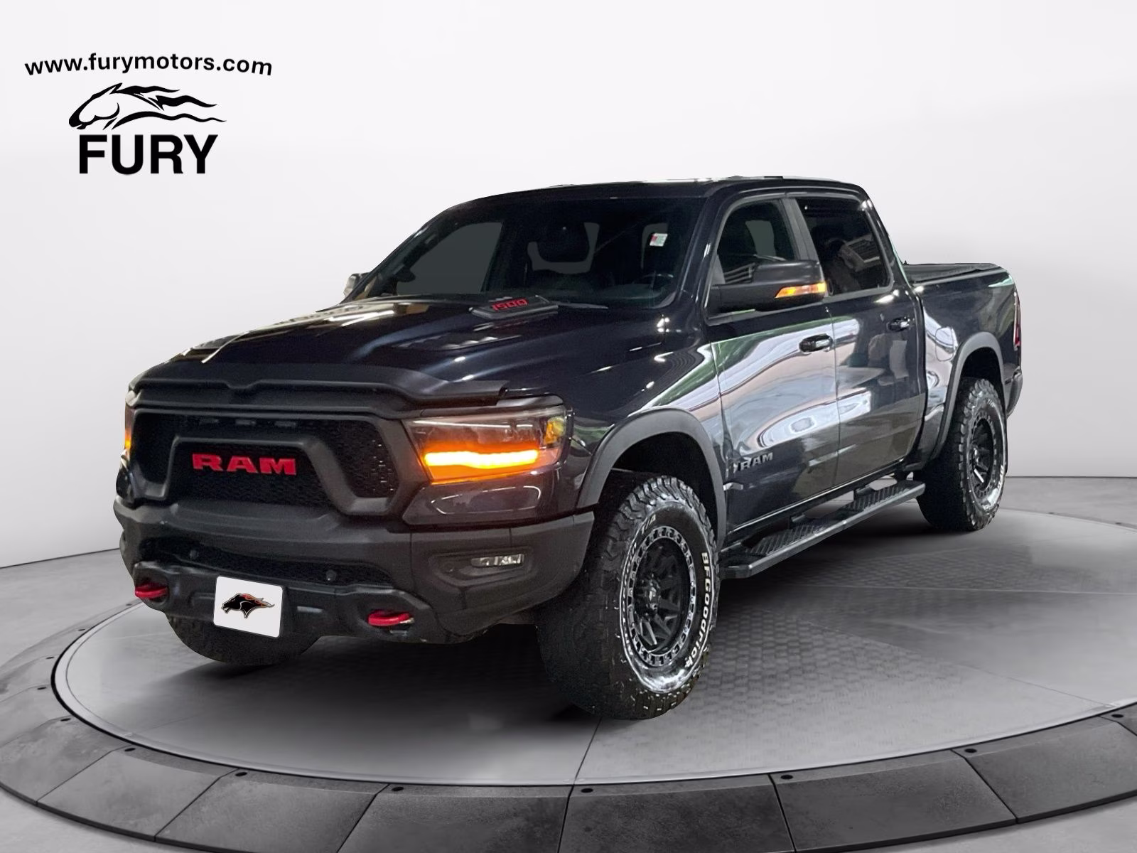 2019 Maximum Steel Metallic Clearcoat Ram 1500 Rebel 4X4 Truck