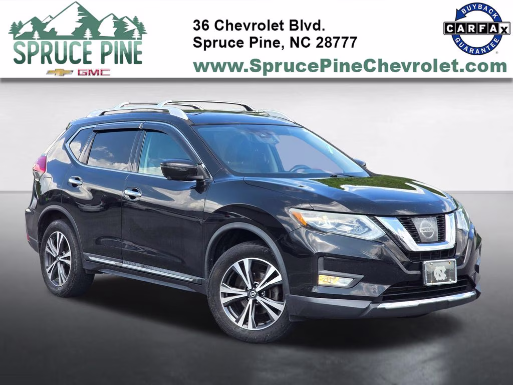 2017 Magnetic Black Nissan Rogue SL AWD SUV