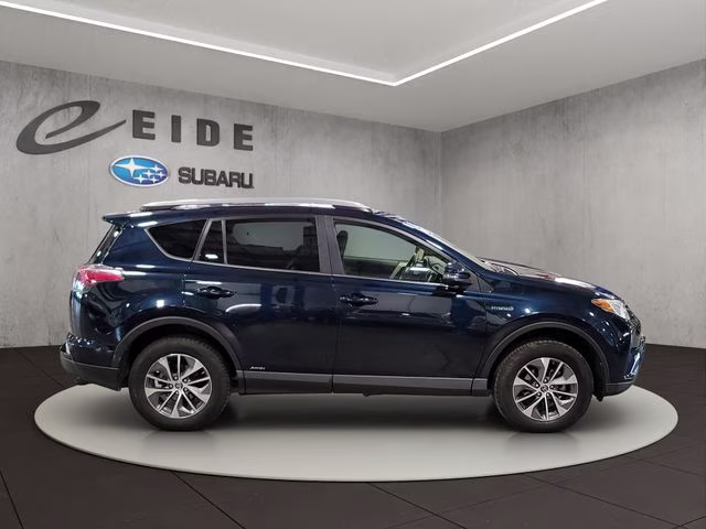 2018 Galactic Aqua Mica Toyota RAV4 Hybrid XLE AWD SUV