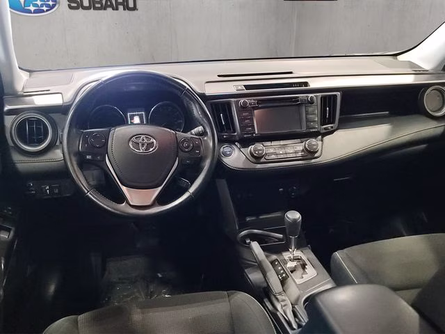2018 Galactic Aqua Mica Toyota RAV4 Hybrid XLE AWD SUV