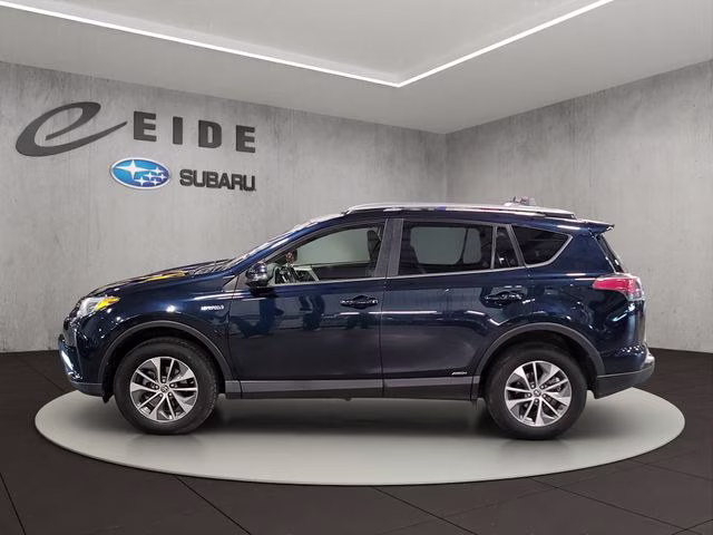2018 Galactic Aqua Mica Toyota RAV4 Hybrid XLE AWD SUV