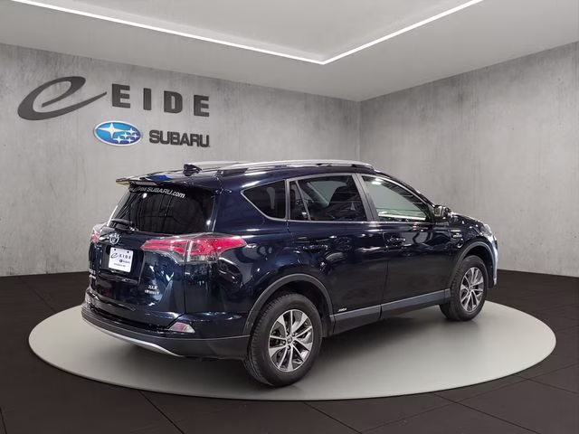 2018 Galactic Aqua Mica Toyota RAV4 Hybrid XLE AWD SUV
