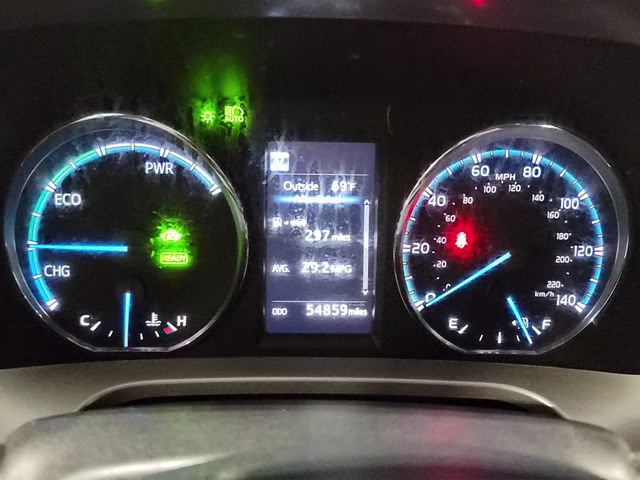 2018 Galactic Aqua Mica Toyota RAV4 Hybrid XLE AWD SUV