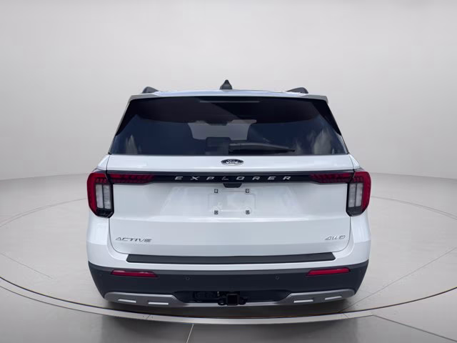 2026 Star White Metallic Tri-Coat Ford Explorer Active 4X4 SUV