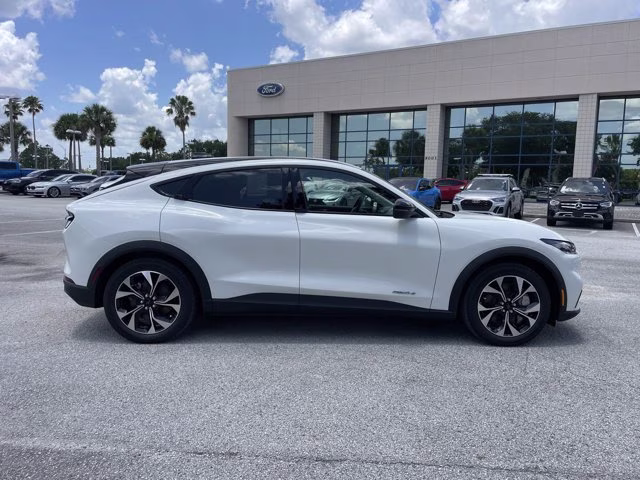 2026 Star White Metallic Tri-Coat Ford Mustang Mach-E Select RWD SUV