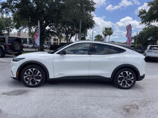 2026 Star White Metallic Tri-Coat Ford Mustang Mach-E Select RWD SUV