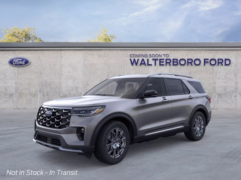2026 Carbonized Gray Metallic Ford Explorer Platinum RWD SUV