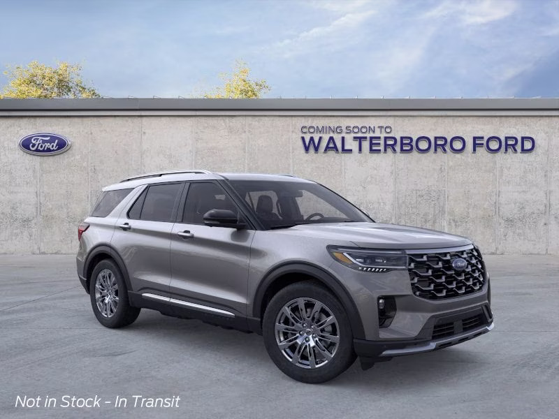 2026 Carbonized Gray Metallic Ford Explorer Platinum RWD SUV