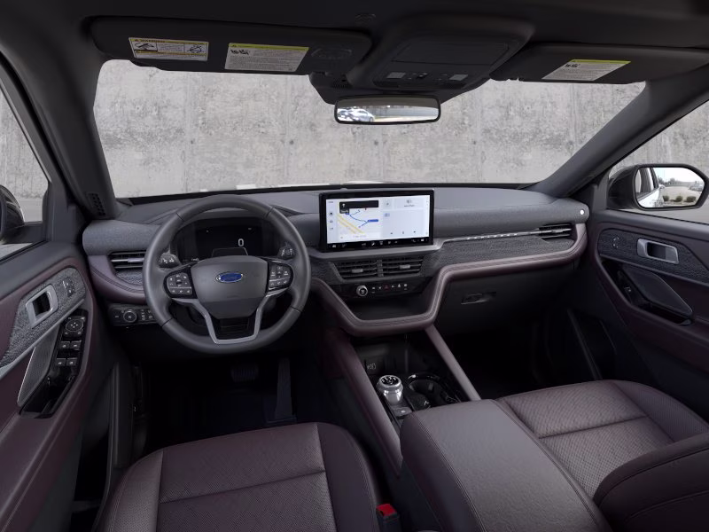 2026 Carbonized Gray Metallic Ford Explorer Platinum RWD SUV