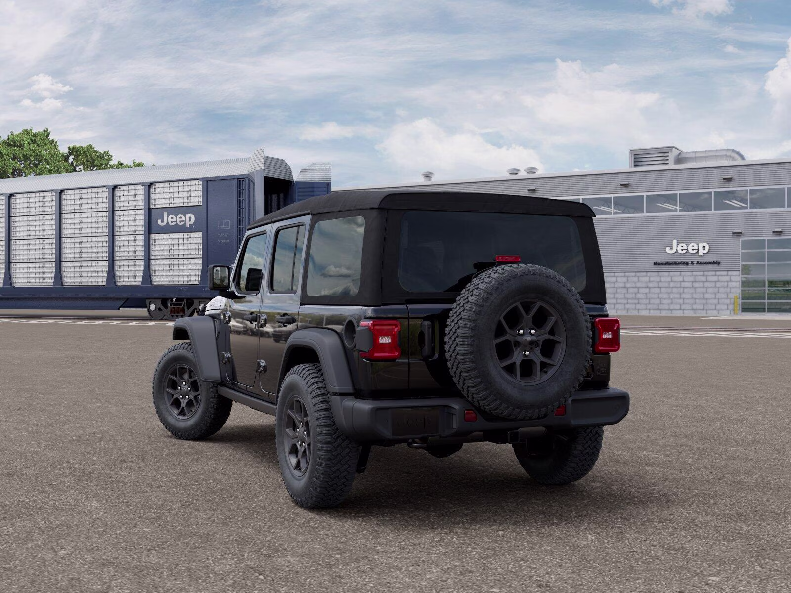 2026 Black Clear Coat Jeep Wrangler Wrangler 4-door Willys 4-door
