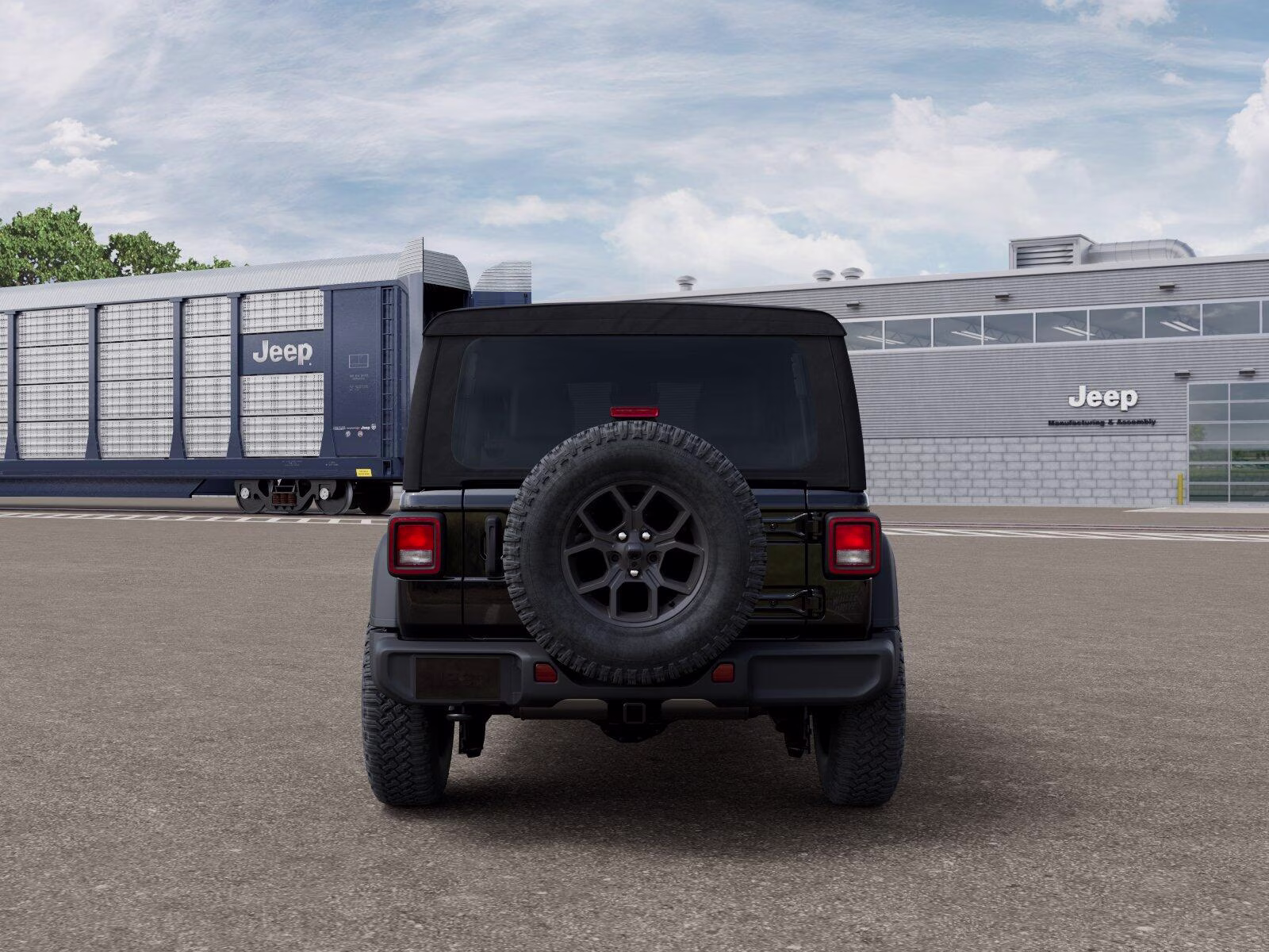2026 Black Clear Coat Jeep Wrangler Wrangler 4-door Willys 4-door