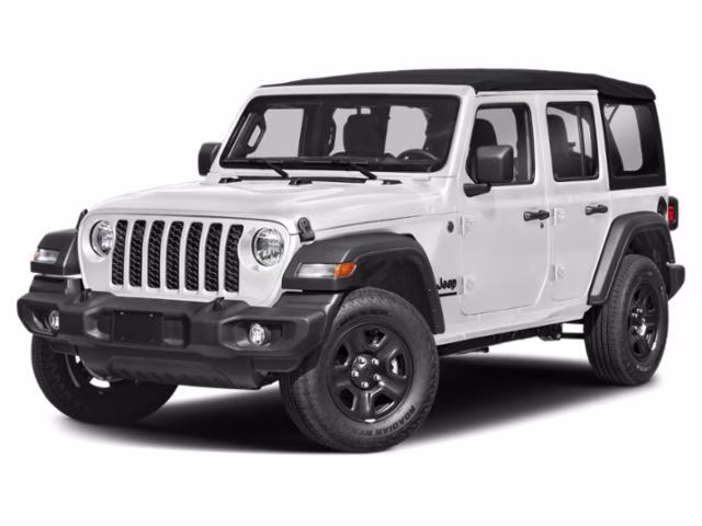 2026 Bright White Clear Coat Jeep Wrangler Wrangler 4-door Willys 4-door