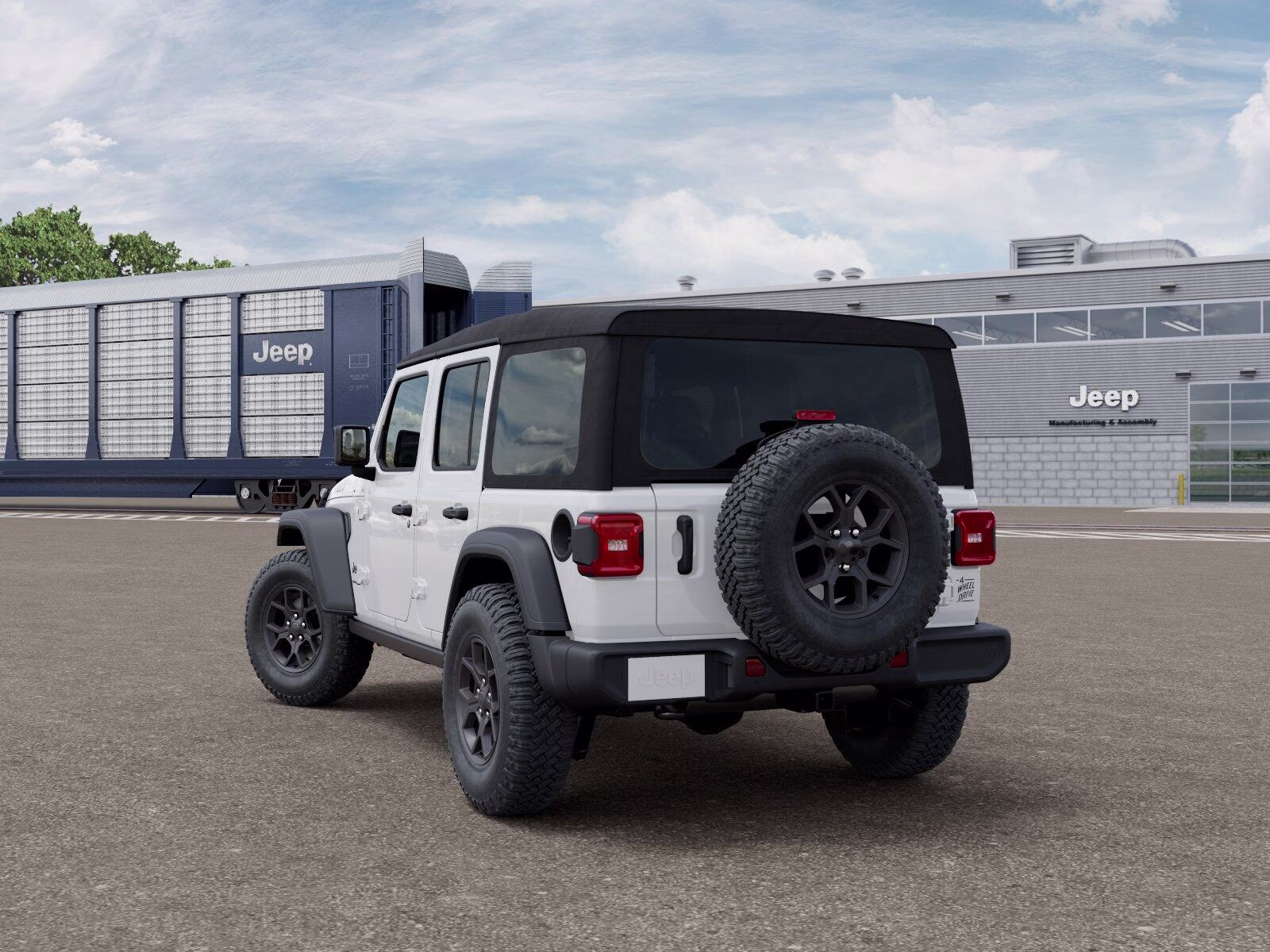 2026 Bright White Clear Coat Jeep Wrangler Wrangler 4-door Willys 4-door