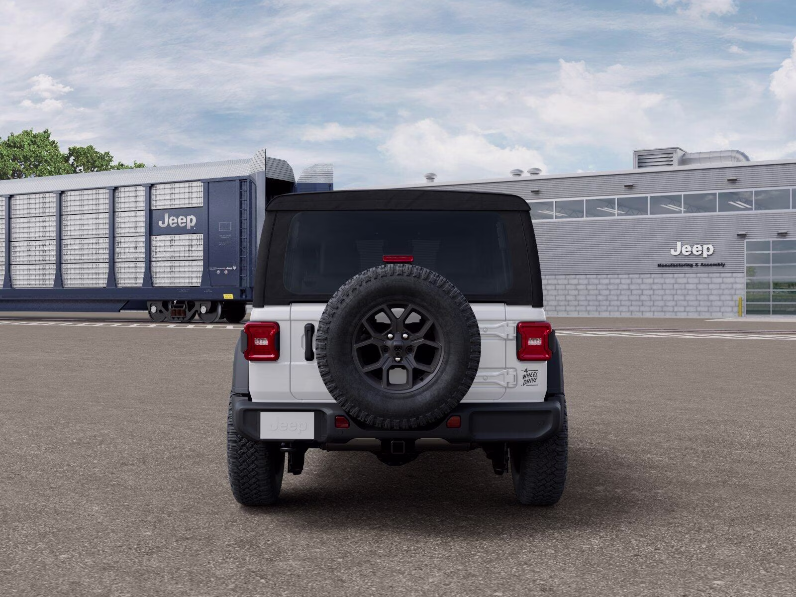 2026 Bright White Clear Coat Jeep Wrangler Wrangler 4-door Willys 4-door