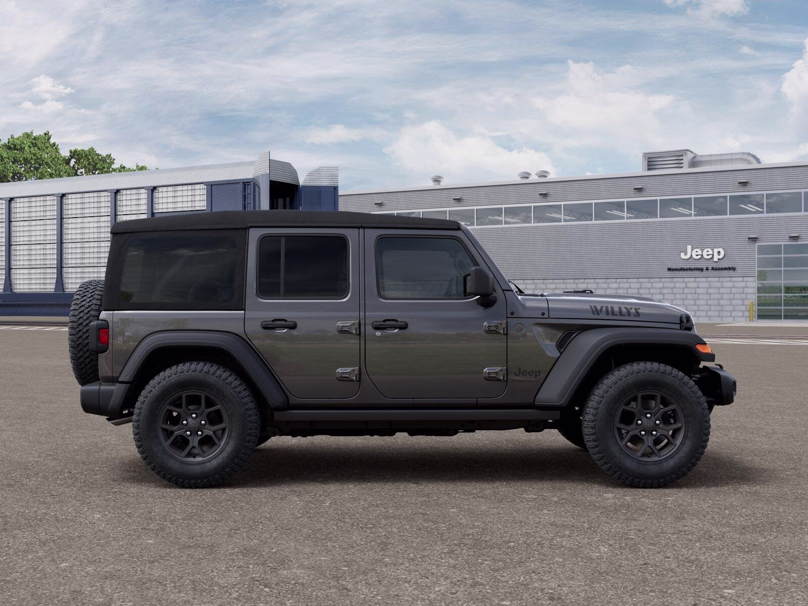 2026 Granite Crystal Metallic Clear Coat Jeep Wrangler Wrangler 4-door Willys 4-door