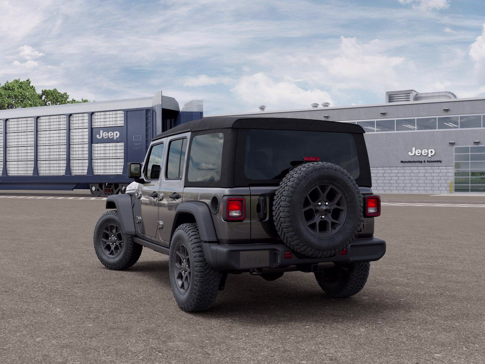 2026 Granite Crystal Metallic Clear Coat Jeep Wrangler Wrangler 4-door Willys 4-door