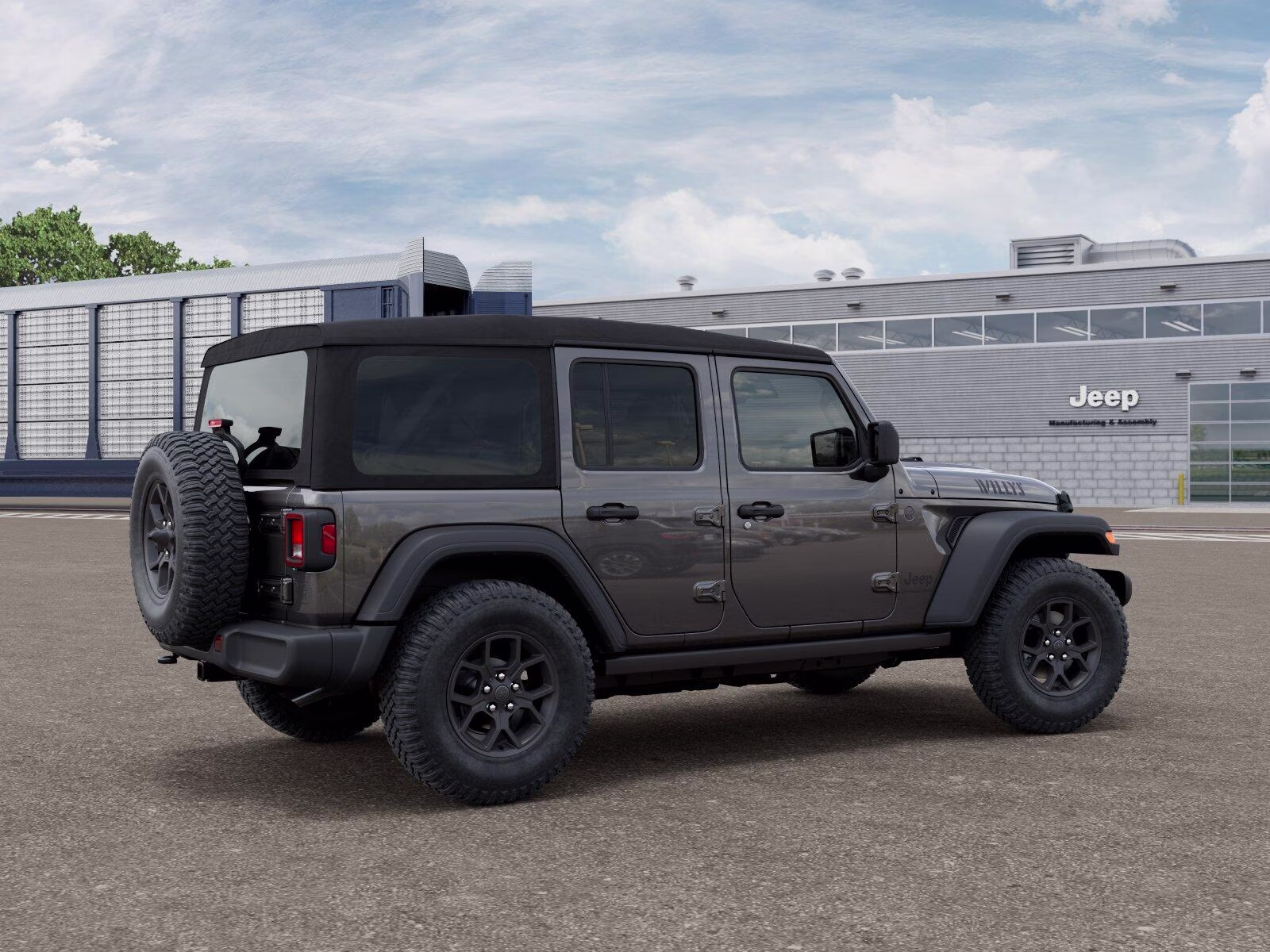 2026 Granite Crystal Metallic Clear Coat Jeep Wrangler Wrangler 4-door Willys 4-door