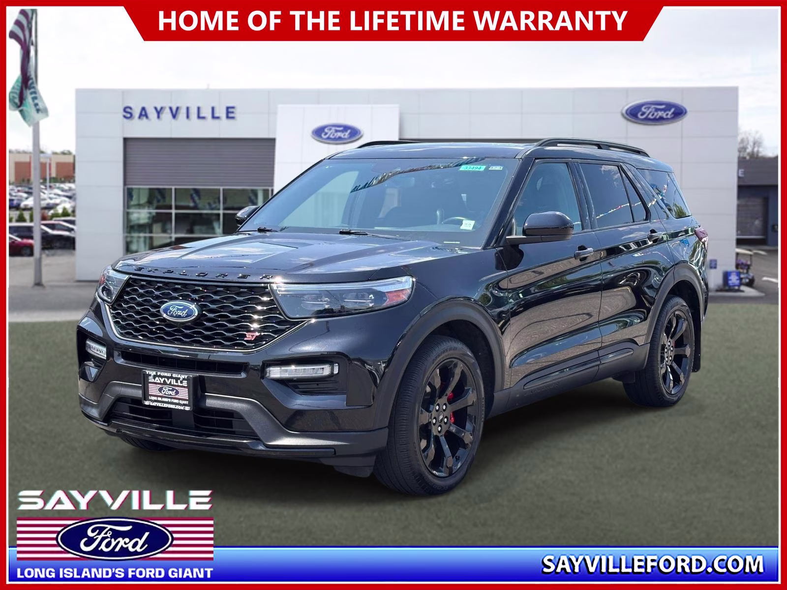 2023 Agate Black Metallic Ford Explorer ST 4WD 4X4 SUV