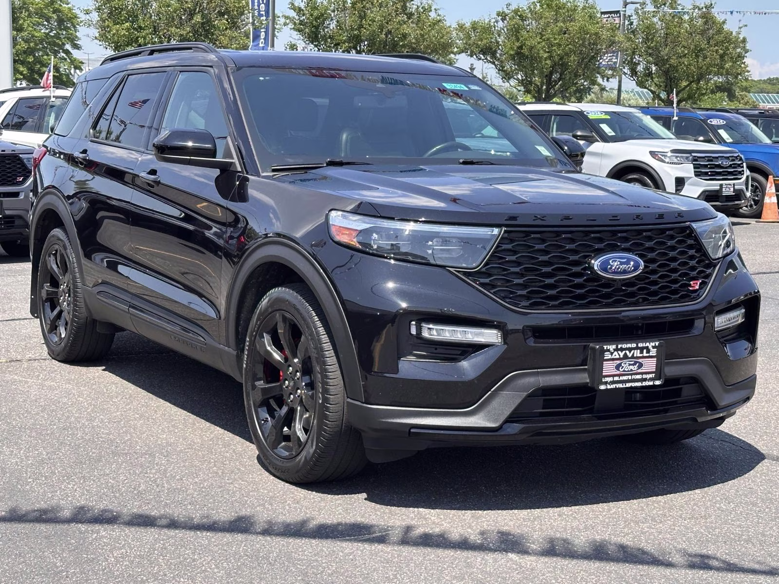 2023 Agate Black Metallic Ford Explorer ST 4WD 4X4 SUV