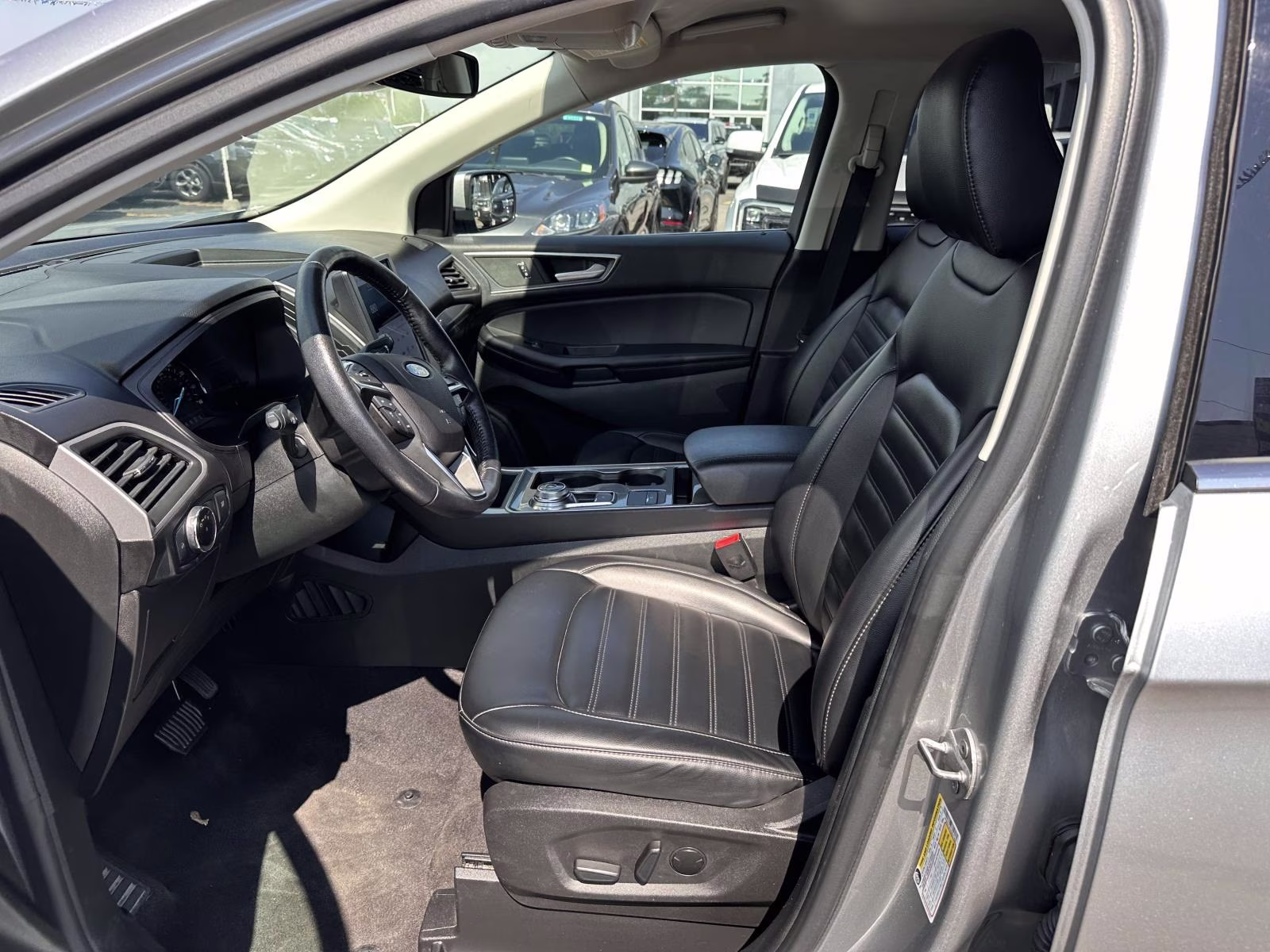 2023 Iconic Silver Metallic Ford Edge SEL AWD AWD SUV