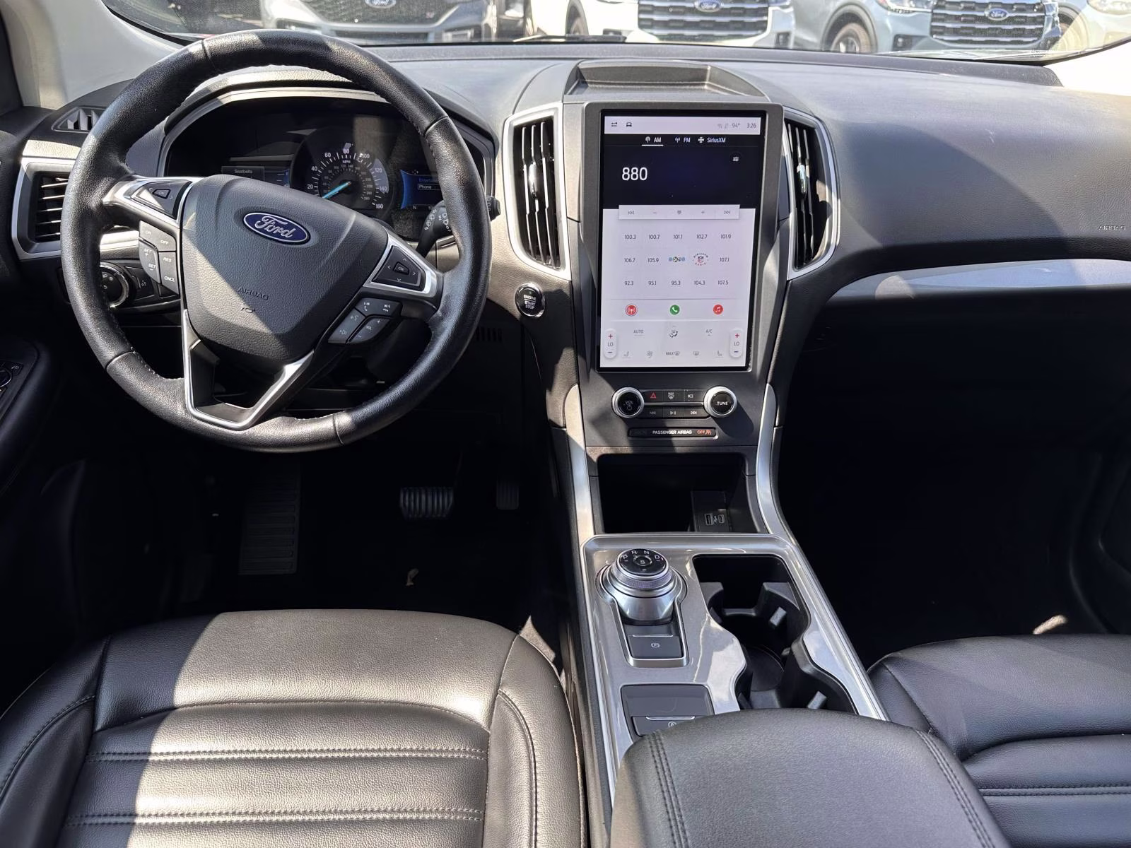 2023 Iconic Silver Metallic Ford Edge SEL AWD AWD SUV