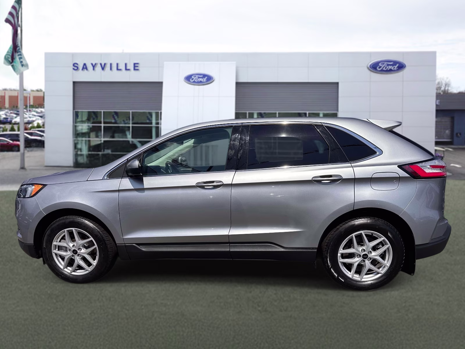 2023 Iconic Silver Metallic Ford Edge SEL AWD AWD SUV