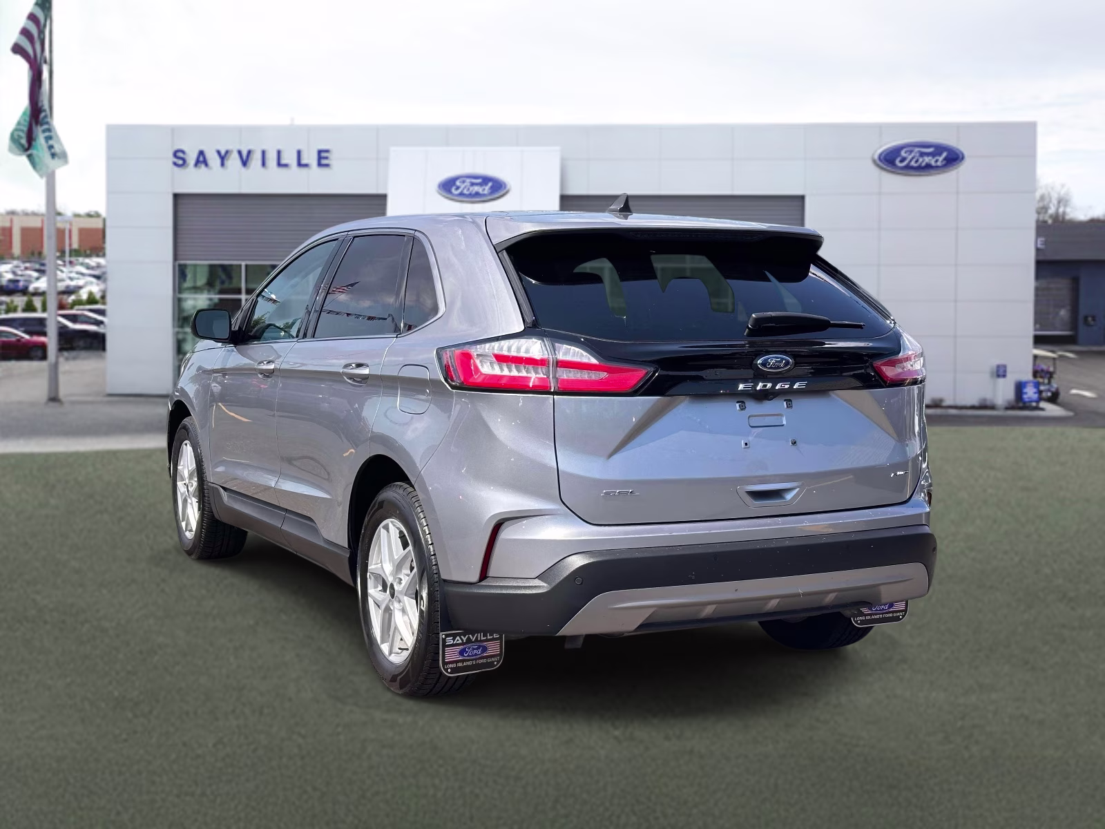 2023 Iconic Silver Metallic Ford Edge SEL AWD AWD SUV