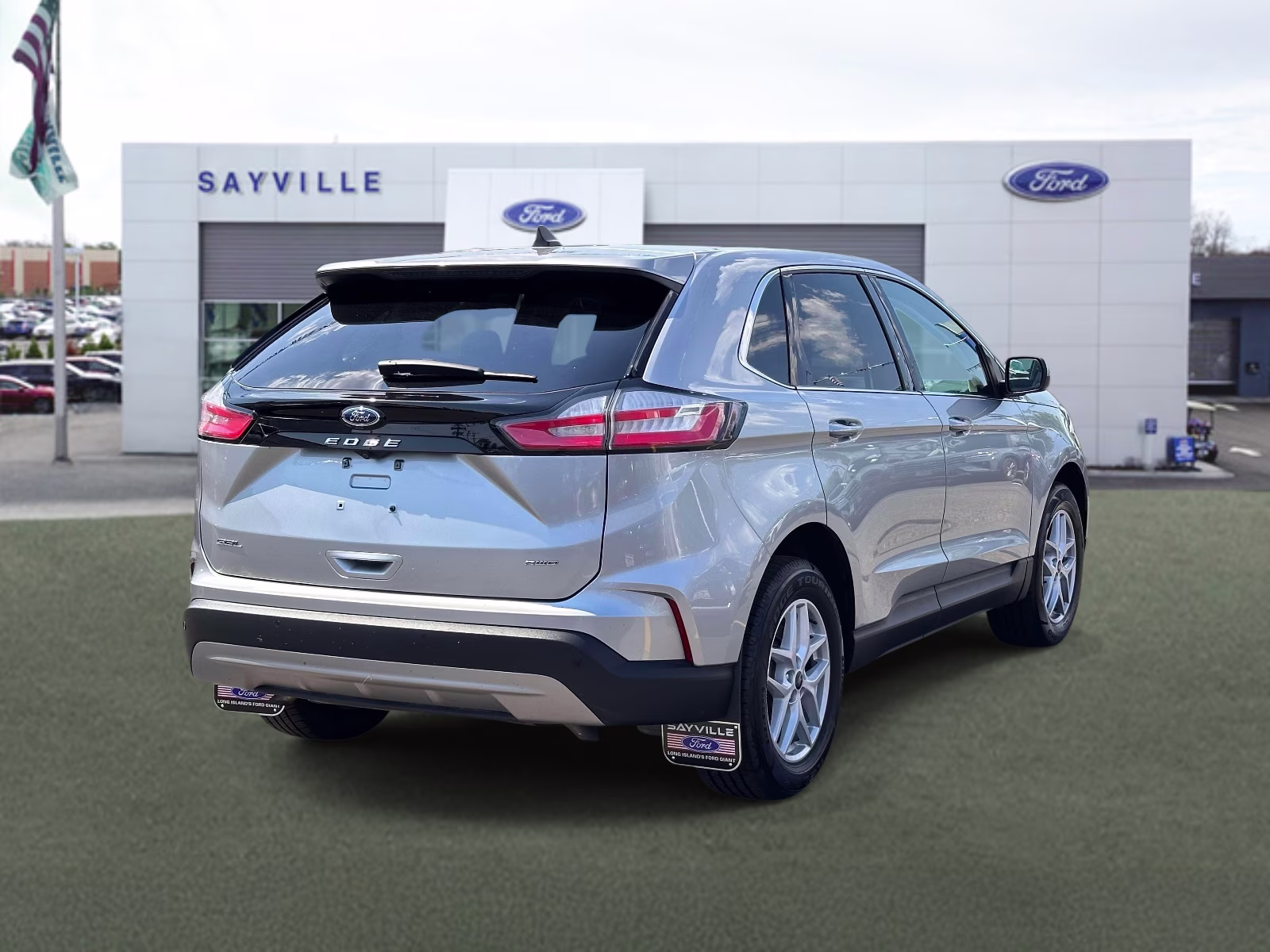 2023 Iconic Silver Metallic Ford Edge SEL AWD AWD SUV