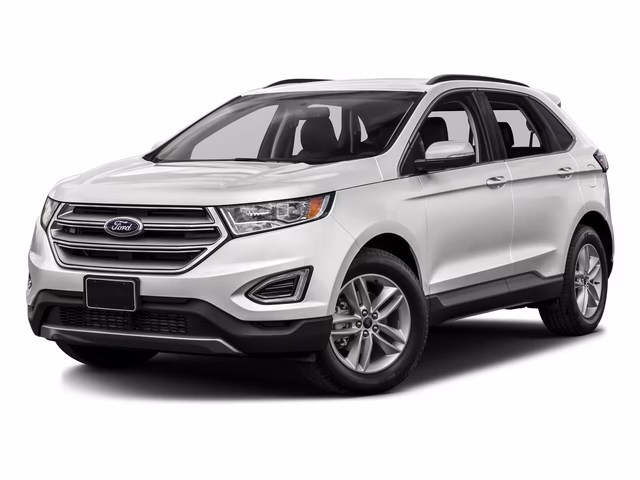 2016 White Ford Edge SEL AWD SUV