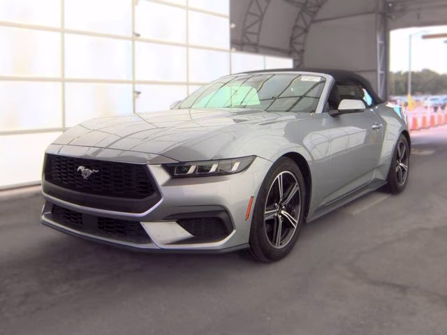2024 Silver Metallic Ford Mustang EcoBoost Premium RWD Convertible