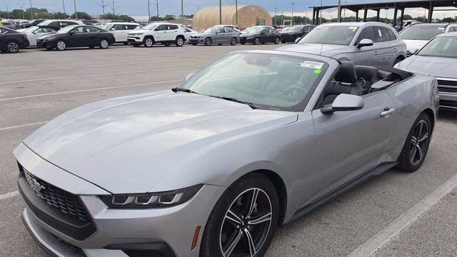 2024 Silver Metallic Ford Mustang EcoBoost Premium RWD Convertible