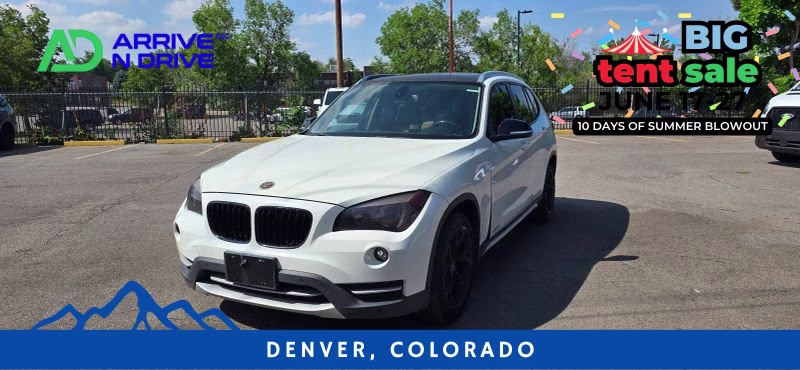 2014 White BMW X1 sDrive28i Sport Utility 4D RWD