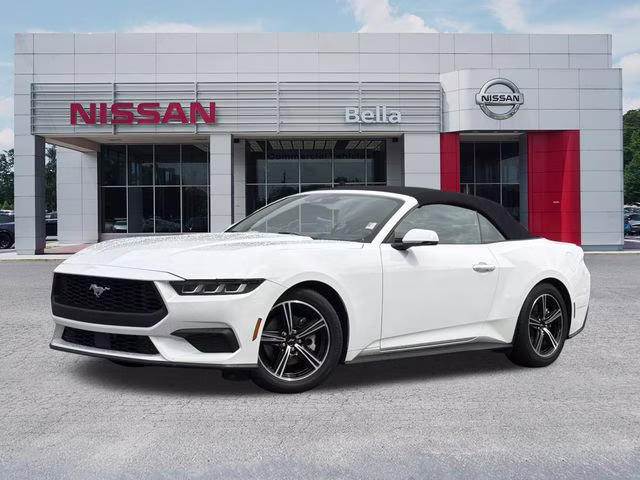 2024 Oxford White Ford Mustang EcoBoost Premium RWD Convertible