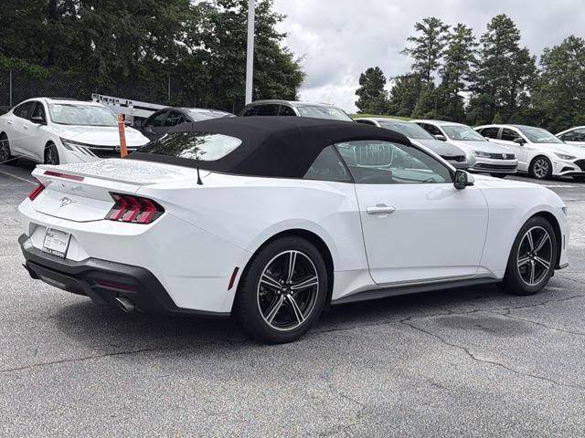 2024 Oxford White Ford Mustang EcoBoost Premium RWD Convertible