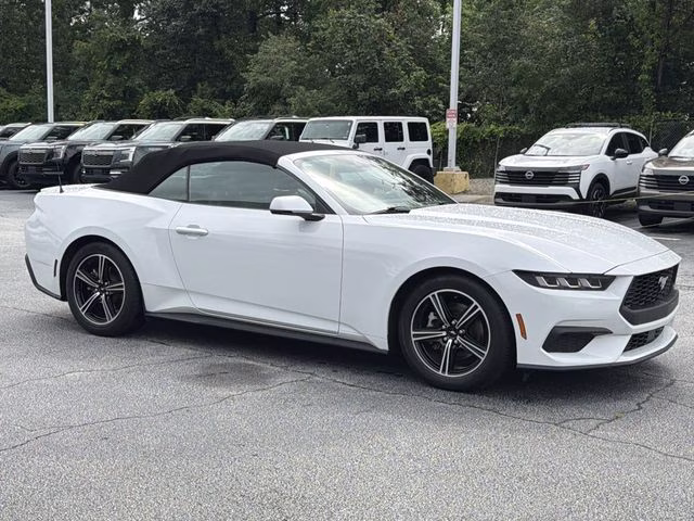 2024 Oxford White Ford Mustang EcoBoost Premium RWD Convertible