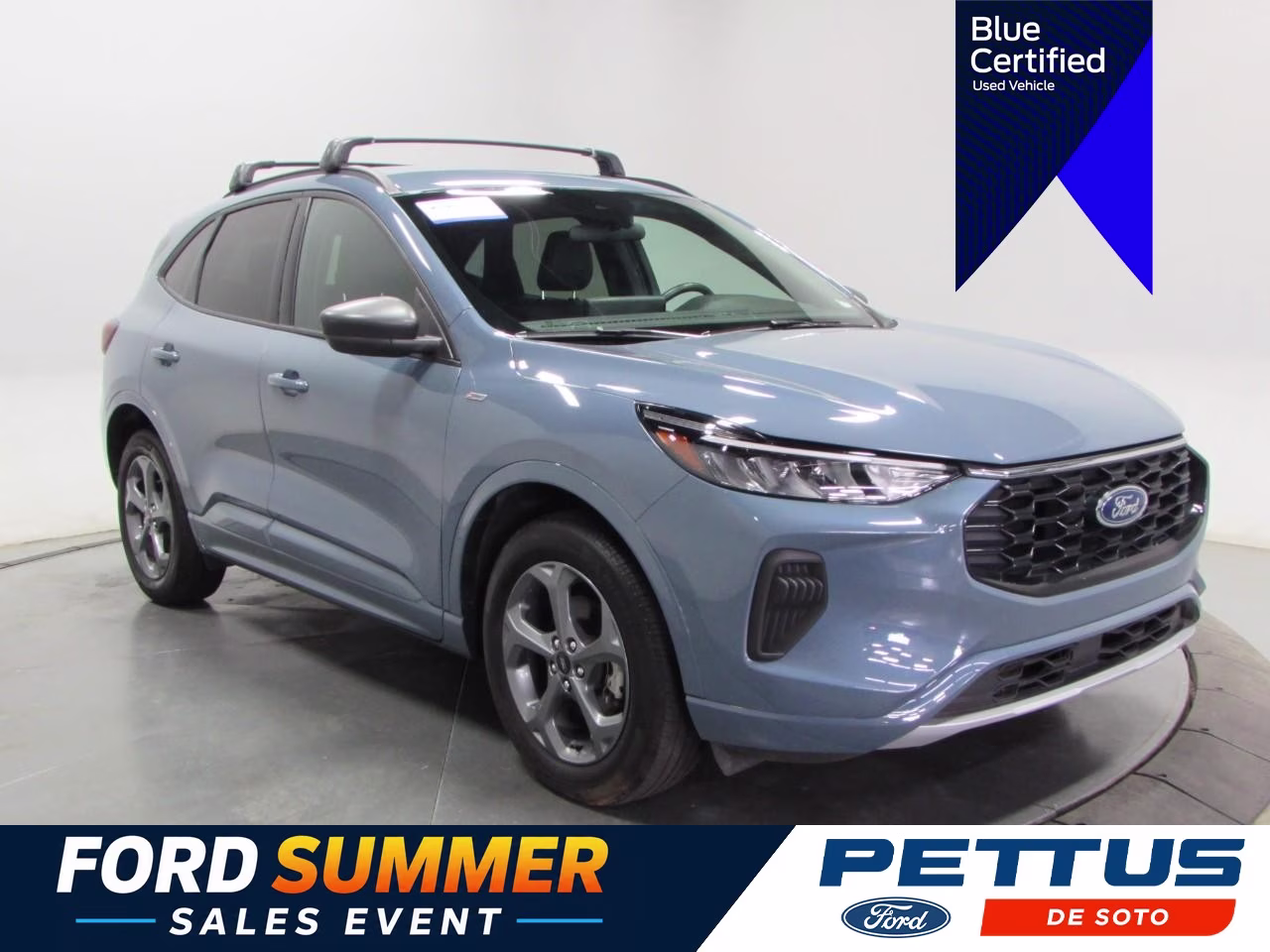 2023 Vapor Blue Metallic Ford Escape ST-Line AWD SUV