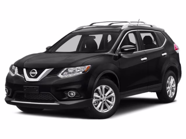 2015 Super Black Nissan Rogue SV AWD SUV