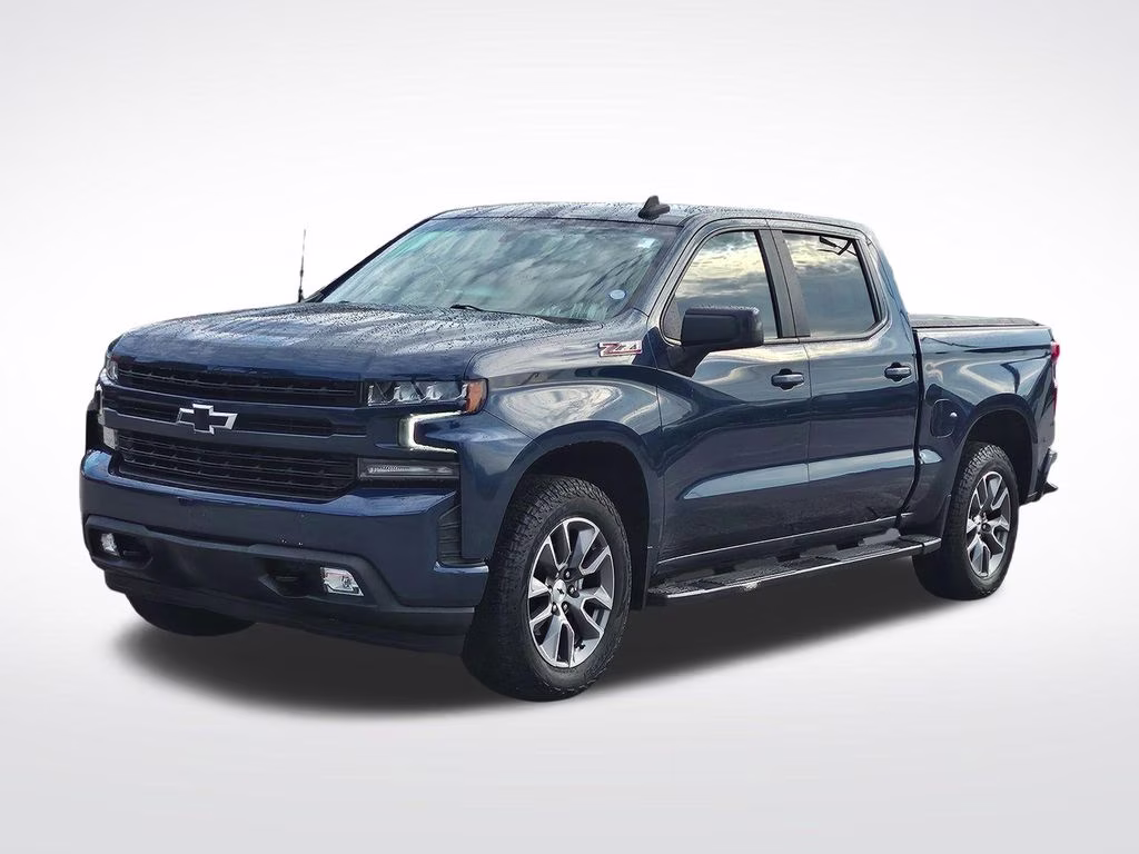 2021 Northsky Blue Metallic Chevrolet Silverado 1500 RST 4X4 Truck