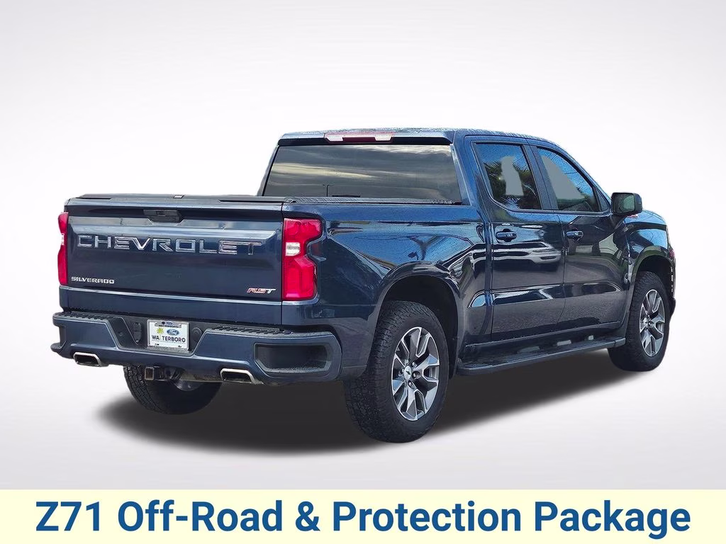 2021 Northsky Blue Metallic Chevrolet Silverado 1500 RST 4X4 Truck