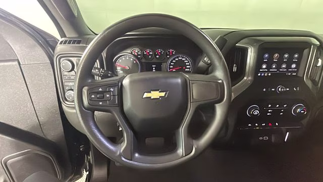2022 Black Chevrolet Silverado 1500 Custom 4X4 Truck