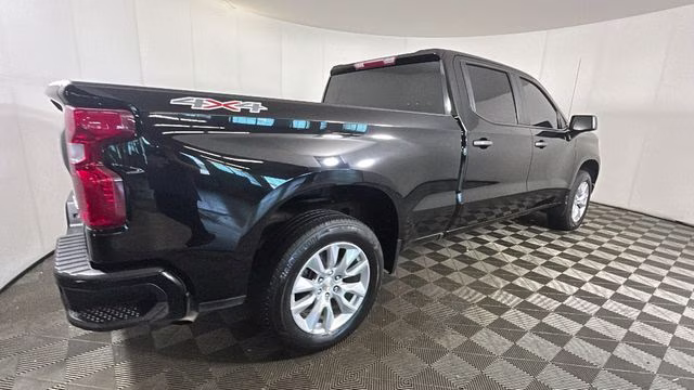 2022 Black Chevrolet Silverado 1500 Custom 4X4 Truck