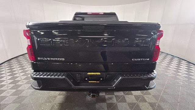 2022 Black Chevrolet Silverado 1500 Custom 4X4 Truck