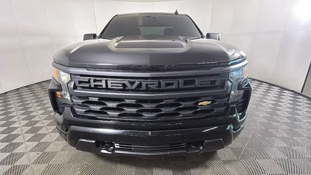 2022 Black Chevrolet Silverado 1500 Custom 4X4 Truck
