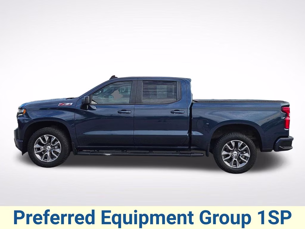 2021 Northsky Blue Metallic Chevrolet Silverado 1500 RST 4X4 Truck