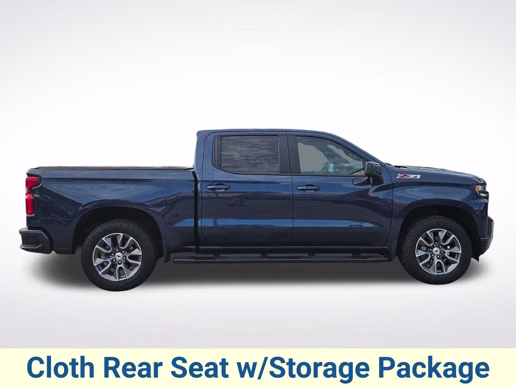 2021 Northsky Blue Metallic Chevrolet Silverado 1500 RST 4X4 Truck