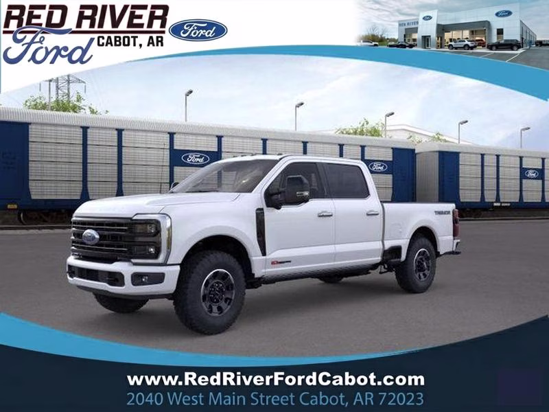 2026 Star White Metallic Tri-Coat Ford Super Duty F-250 SRW Platinum 4X4 Truck