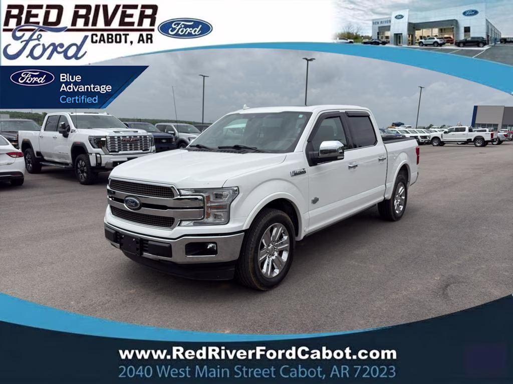 2020 Star White Metallic Tri-Coat Ford F-150 King Ranch RWD Truck
